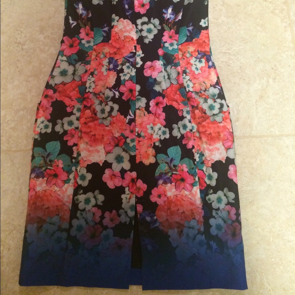 Nanette Lepore floral dress size 8 - Picture 4 of 4
